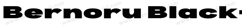 Bernoru Black字体转换